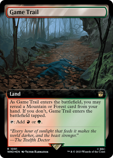 Game Trail (Extended Art) (Surge Foil) [Doctor Who] 