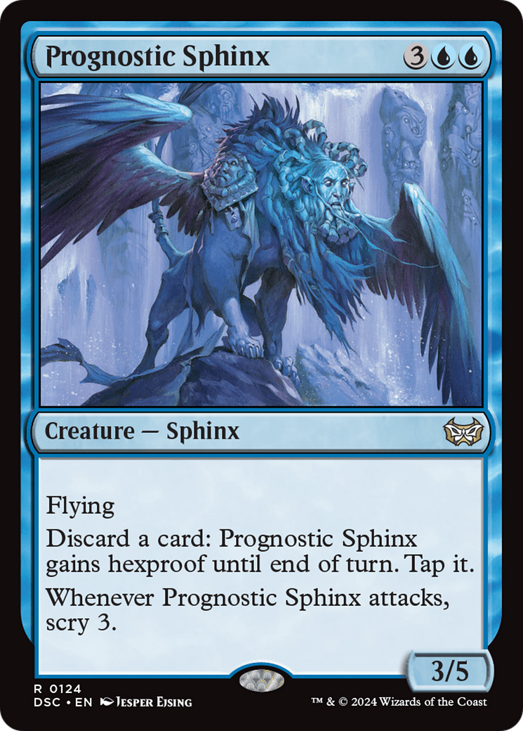 Prognostic Sphinx [Duskmourn: House of Horror Commander] 