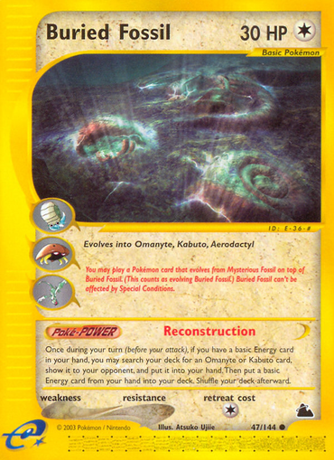 Buried Fossil (47/144) [Skyridge] 