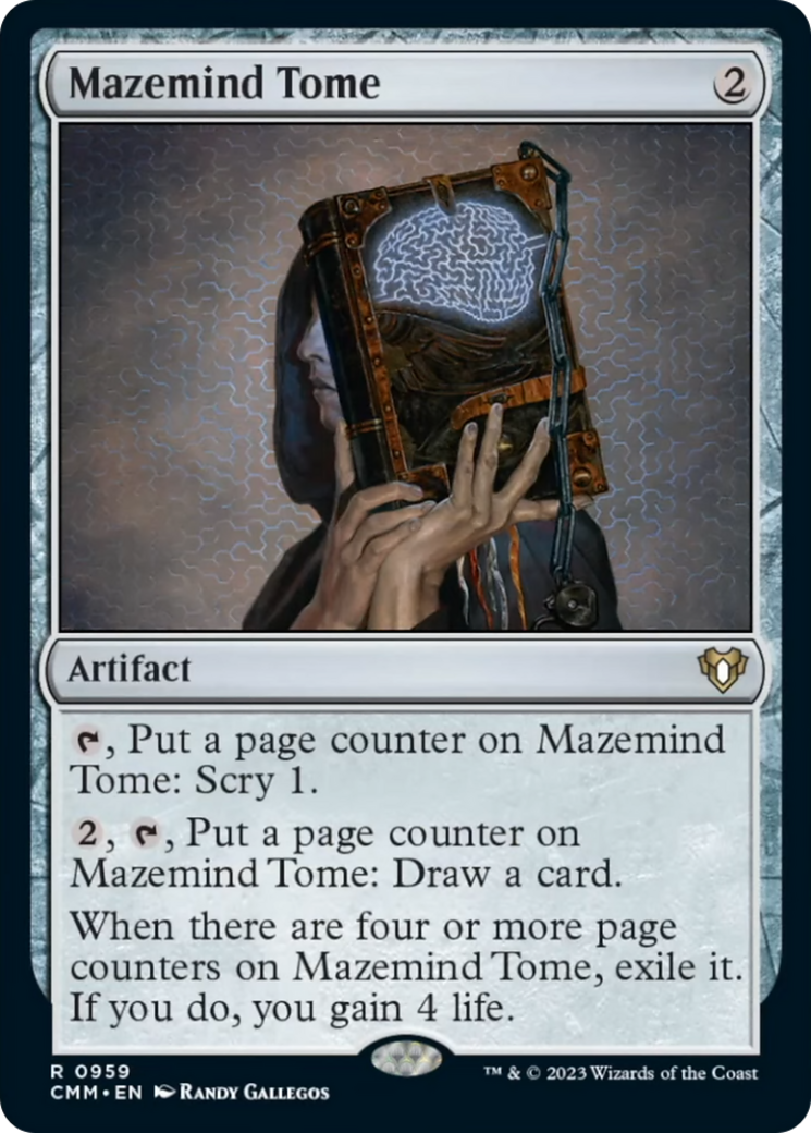 Mazemind Tome [Commander Masters] 