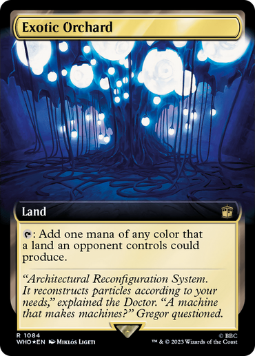 Exotic Orchard (Extended Art) (Surge Foil) [Doctor Who] 
