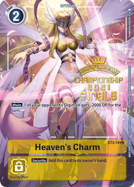 Heaven's Charm [ST3-14] (2021 Championship Finals Tamer's Evolution Pack) [Starter Deck: Heaven's Yellow Promos] 