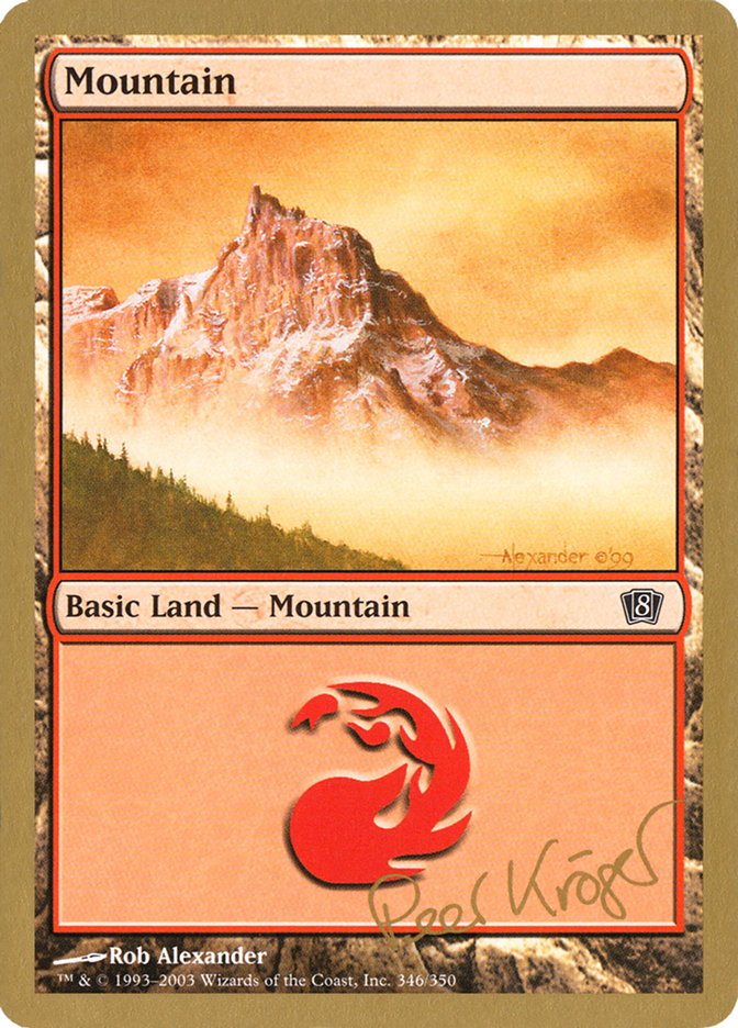 Mountain (pk346) (Peer Kroger) [World Championship Decks 2003] 