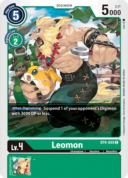 Leomon [BT4-055] [Great Legend] 