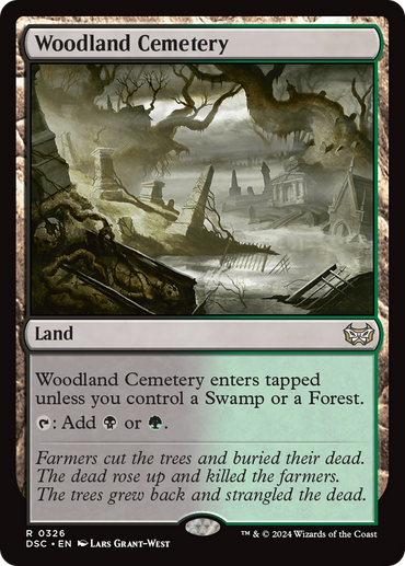 Woodland Cemetery [Duskmourn: House of Horror Commander] 