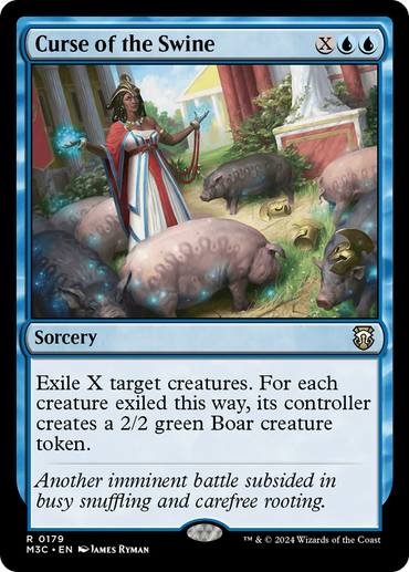 Curse of the Swine (Ripple Foil) [Modern Horizons 3 Commander] 