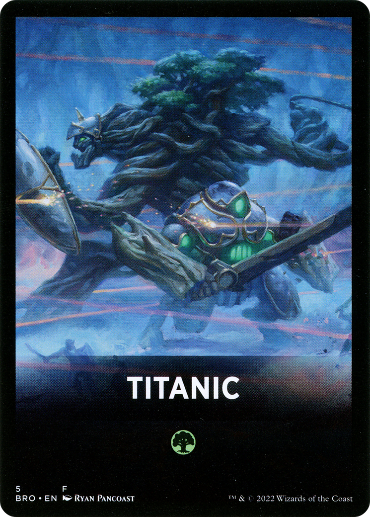 Titanic Theme Card [The Brothers' War Tokens] 