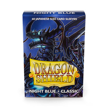 Dragon Shield: Japanese Size 60ct Sleeves - Night Blue Zugai (Classic) 