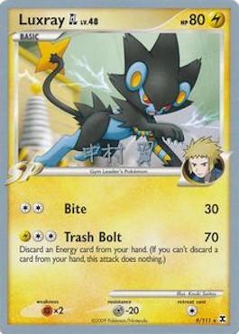 Luxray GL LV.48 (9/111) (Crowned Tiger - Tsubasa Nakamura) [World Championships 2009] 