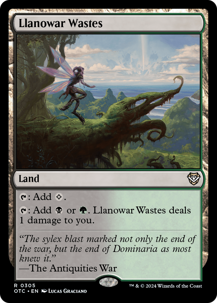 Llanowar Wastes [Outlaws of Thunder Junction Commander] 