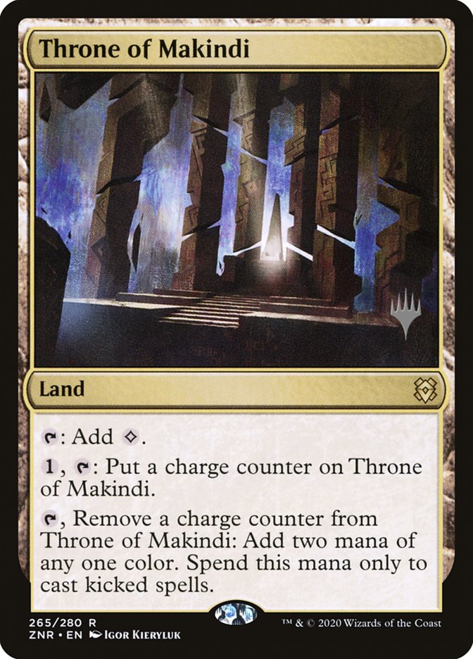 Throne of Makindi (Promo Pack) [Zendikar Rising Promos] 