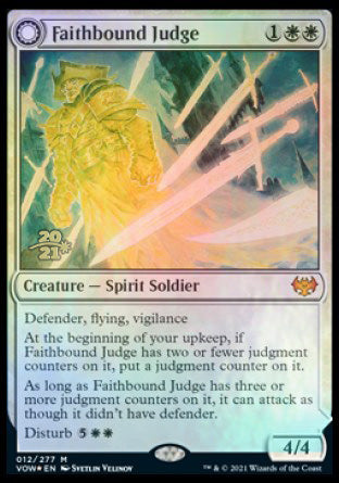 Faithbound Judge // Sinner's Judgment [Innistrad: Crimson Vow Prerelease Promos] 