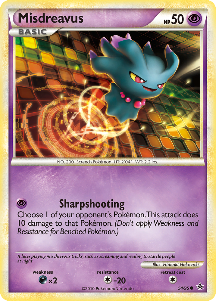 Misdreavus (54/95) [HeartGold &amp; SoulSilver: Unleashed] 