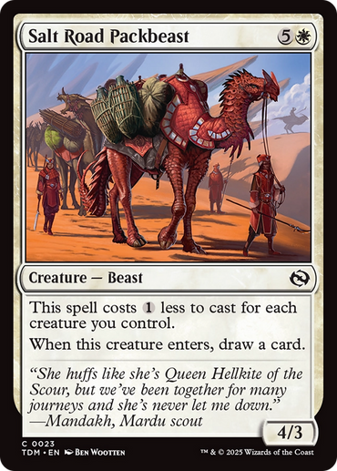 Salt Road Packbeast [Tarkir: Dragonstorm]