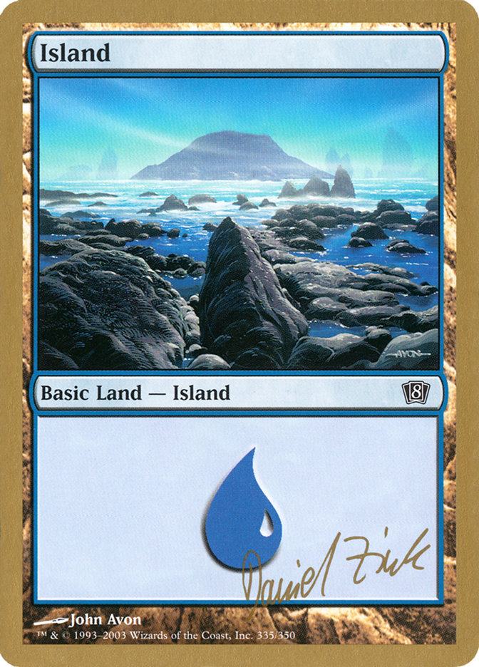 Island (dz335) (Daniel Zink) [World Championship Decks 2003] 