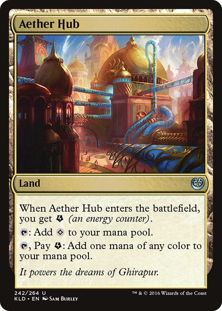 Aether Hub (Ripple Foil) [Modern Horizons 3 Commander] 