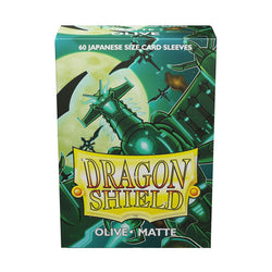 Dragon Shield: Japanese Size 60ct Sleeves - Olive (Matte) 