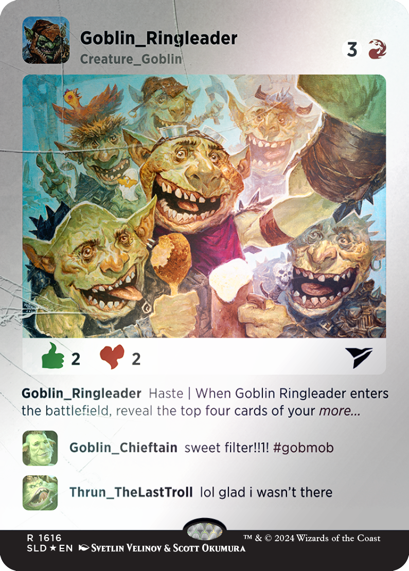 Goblin Ringleader (Rainbow Foil) [Secret Lair Drop Series] 