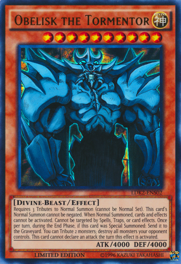 Obelisk the Tormentor [LDK2-ENS02] Ultra Rare