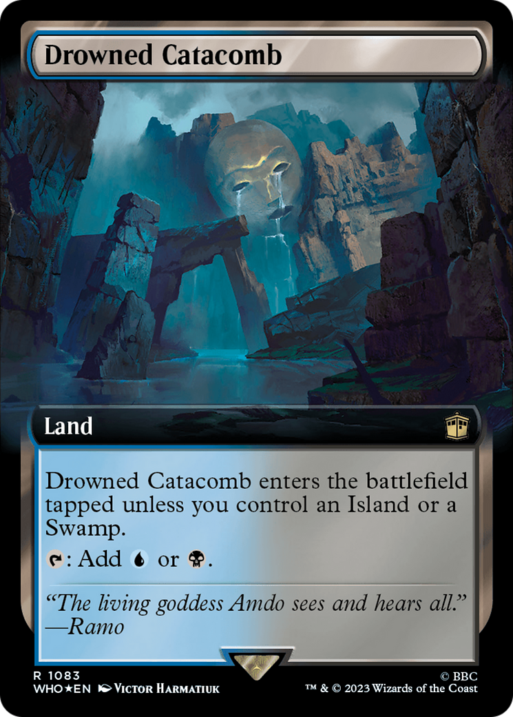 Drowned Catacomb (Extended Art) (Surge Foil) [Doctor Who] 