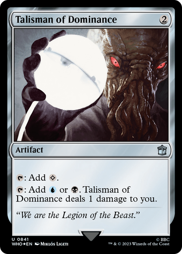 Talisman of Dominance (Surge Foil) [Doctor Who] 