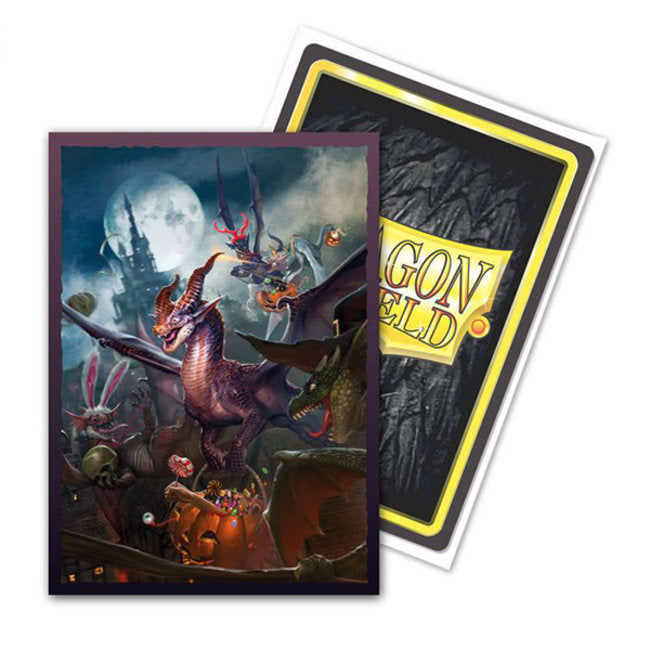 Dragon Shield: Standard 100ct Brushed Art Sleeves - Halloween Dragon (2021) 