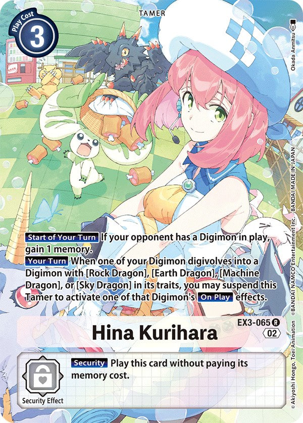 Hina Kurihara [EX3-065] (Alternate Art) [Draconic Roar] 