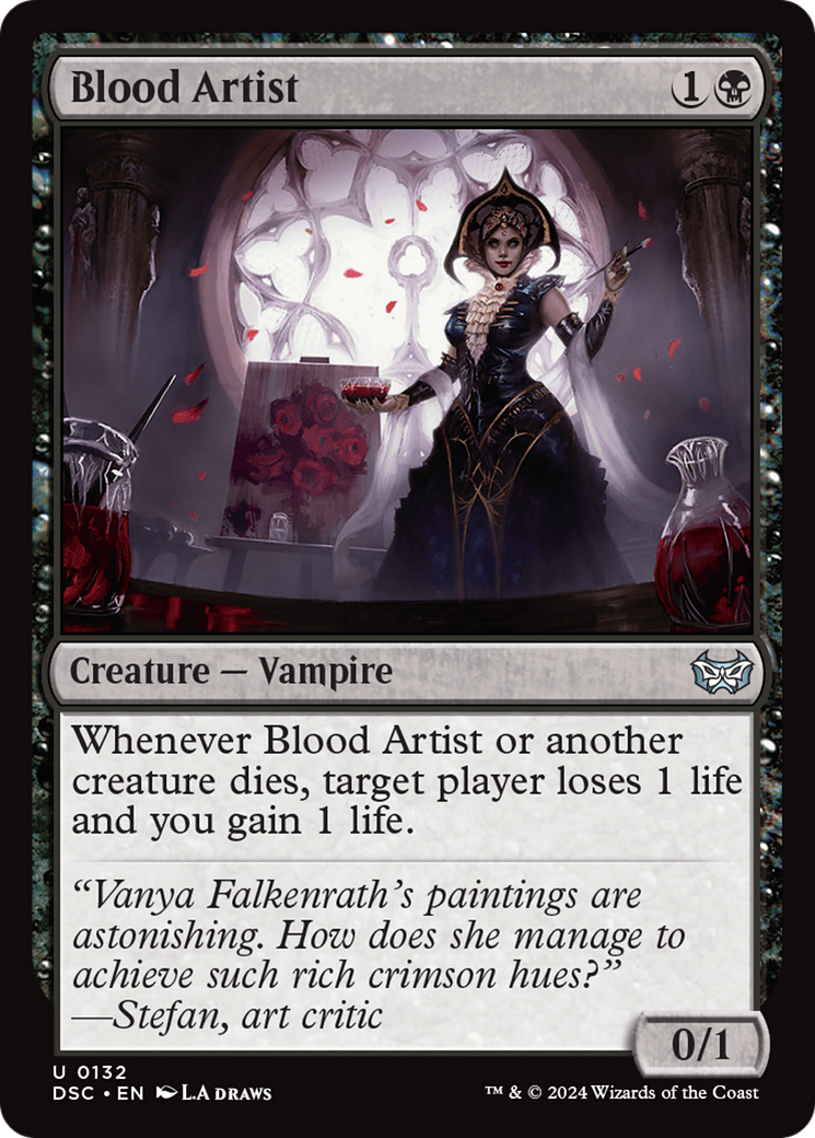 Blood Artist [Duskmourn: House of Horror Commander] 