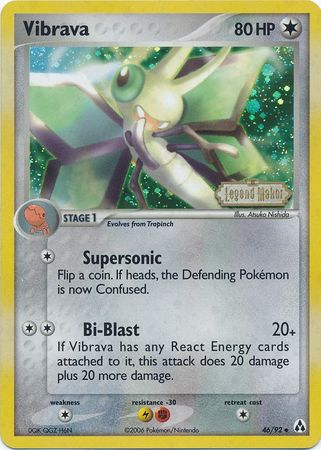 Vibrava (46/92) (Stamped) [EX: Legend Maker] 