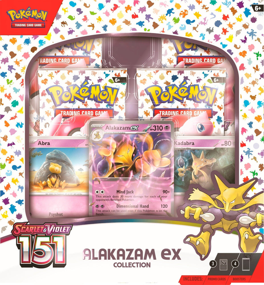 Scarlet & Violet: 151 - Alakazam ex Box - Espanol