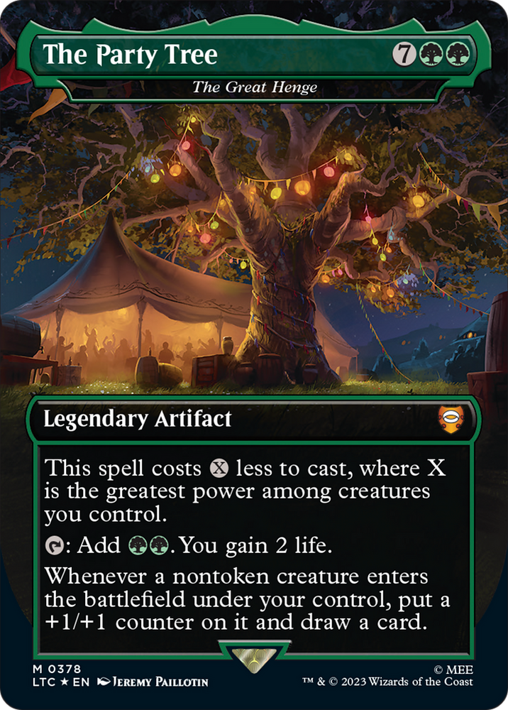 The Great Henge - The Party Tree (Surge Foil Realms and Relics) [The Lord of the Rings: Tales of Middle-Earth Commander] 