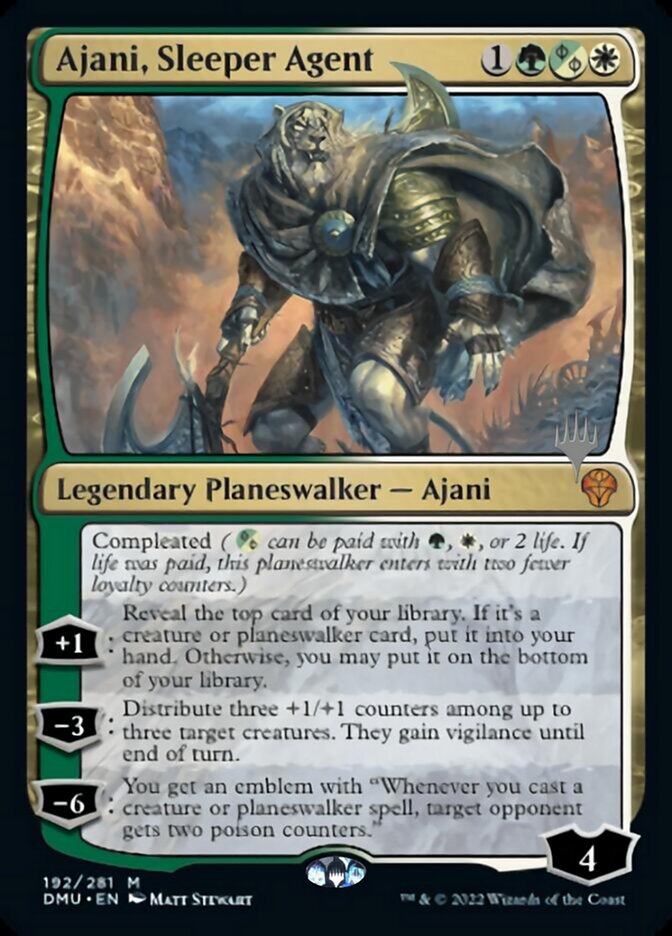 Ajani, Sleeper Agent (Promo Pack) [Dominaria United Promos] 