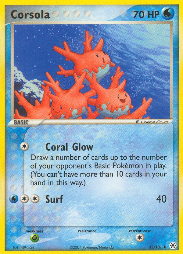 Corsola (32/101) [EX: Hidden Legends] 
