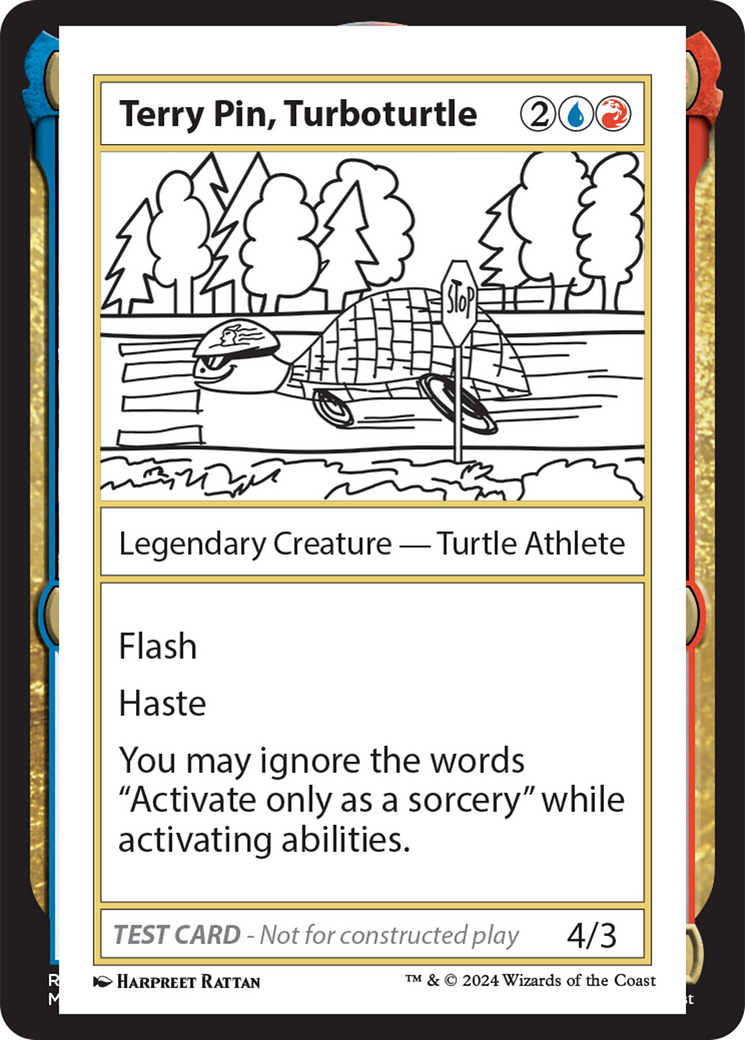 Terry Pin, Turboturtle [Mystery Booster 2 Playtest Cards] 