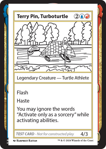 Terry Pin, Turboturtle [Mystery Booster 2 Playtest Cards] 