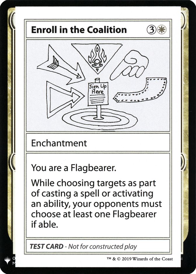 Enroll in the Coalition [Mystery Booster Playtest Cards] 