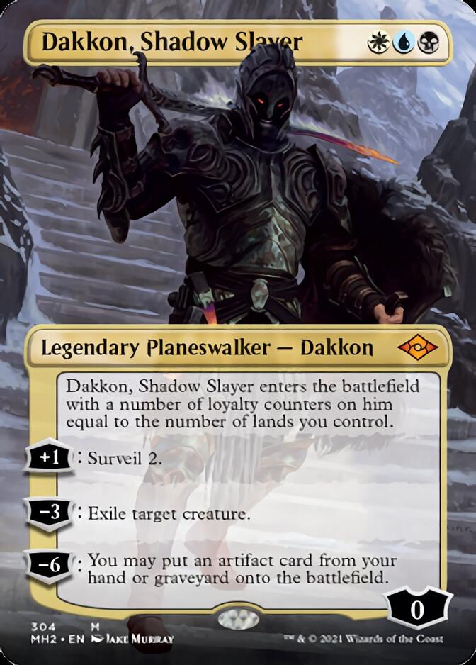 Dakkon, Shadow Slayer (Borderless) [Modern Horizons 2] 