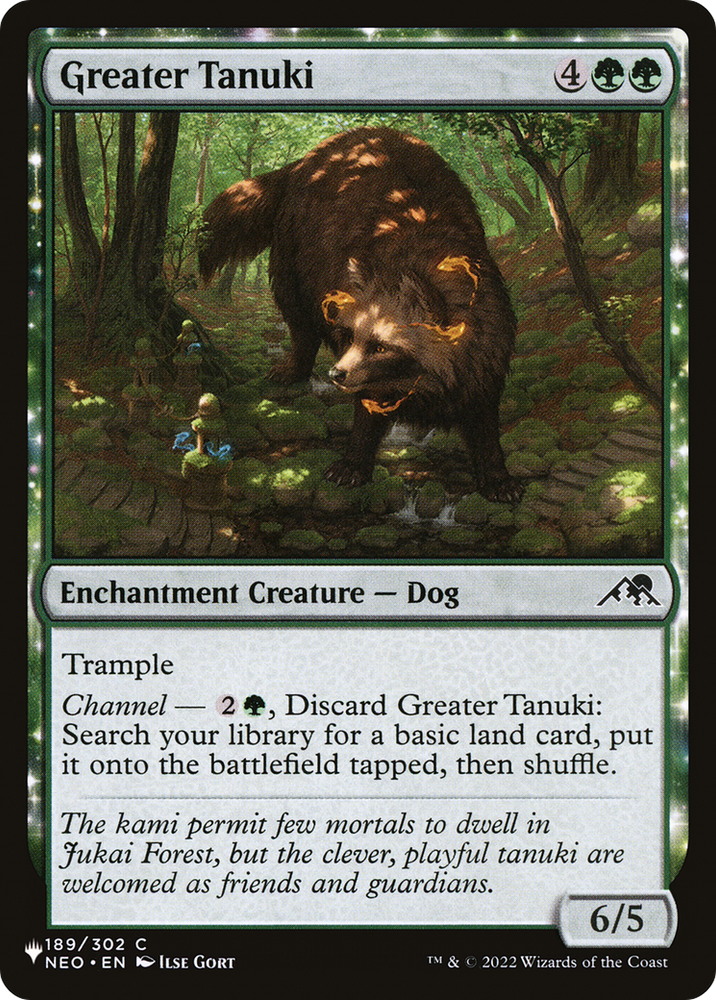 Greater Tanuki [The List] 