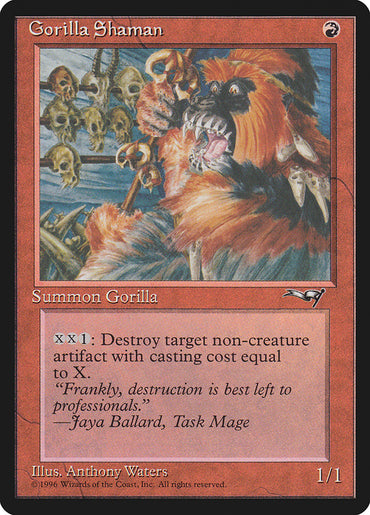 Gorilla Shaman (Skulls in Background) [Alliances] 