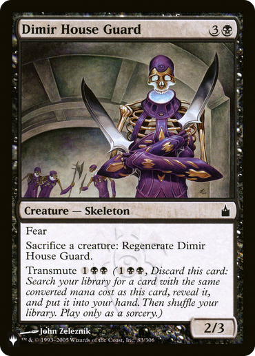 Dimir House Guard [The List Reprints] 