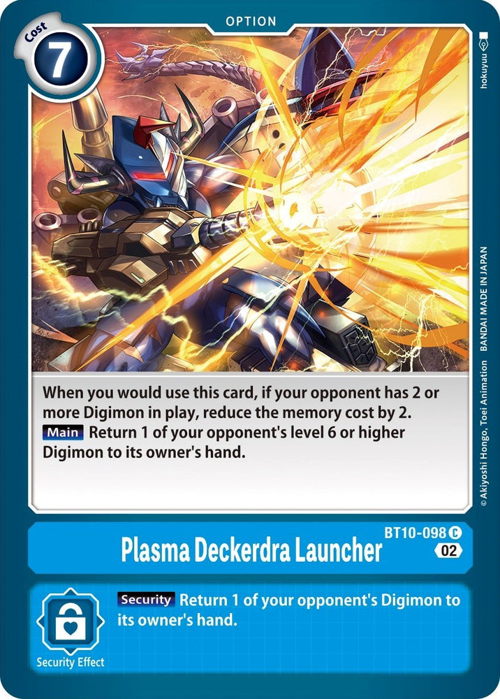 Plasma Deckerdra Launcher [BT10-098] [Xros Encounter] 