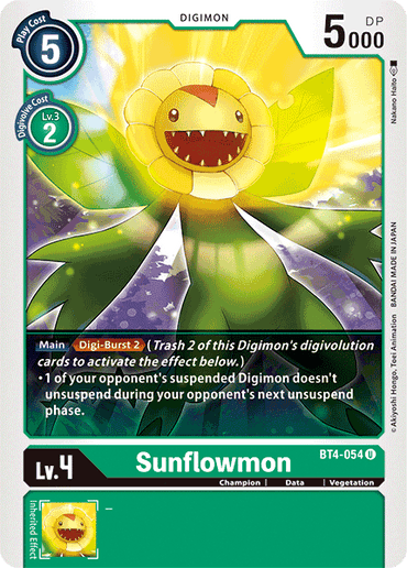 Sunflowmon [BT4-054] [Great Legend] 