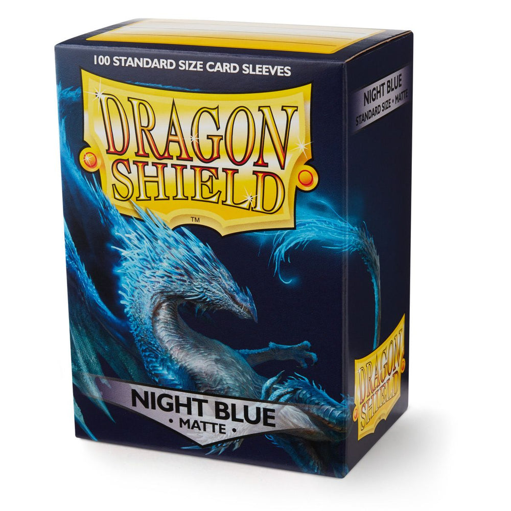 Dragon Shield: Standard 100ct Sleeves - Night Blue Botan (Matte) 