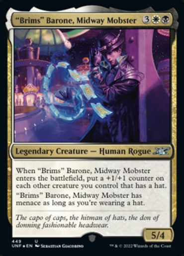 "Brims" Barone, Midway Mobster (Galaxy Foil) [Unfinity] 