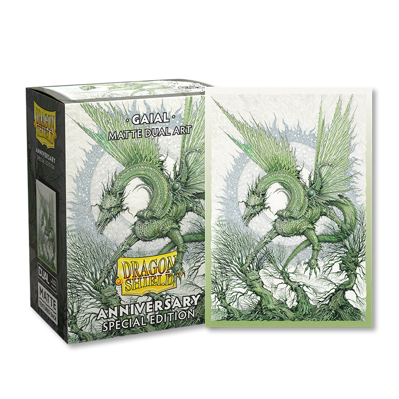 Dragon Shield: Standard 100ct Sleeves - Special Anniversary - Gaial (Dual Matte) 