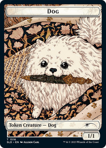 Dog // Cat Double-Sided Token [Secret Lair Commander Deck: Raining Cats and Dogs Tokens]