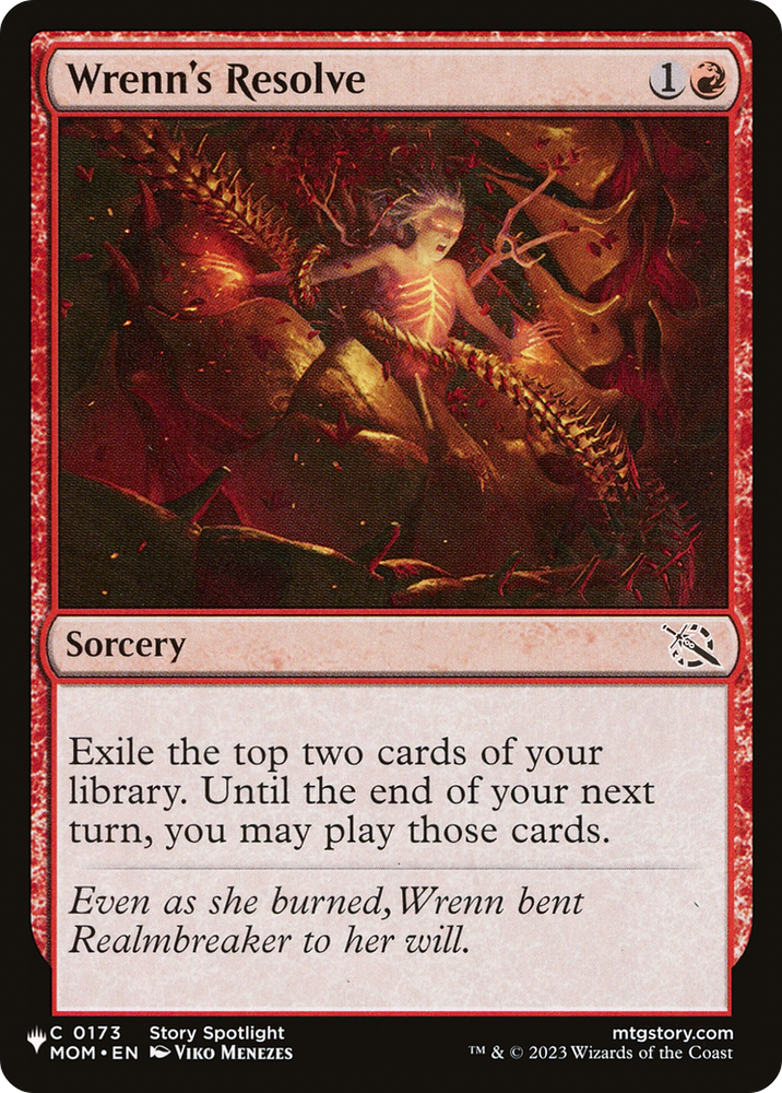 Wrenn's Resolve [The List Reprints] 