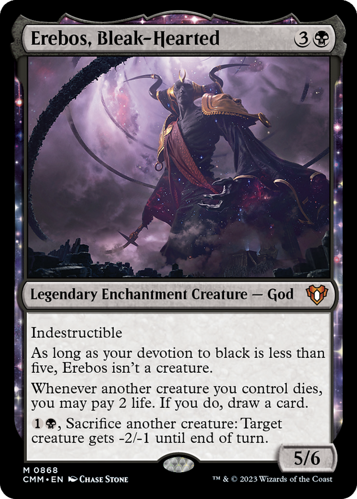 Erebos, Bleak-Hearted [Commander Masters] 