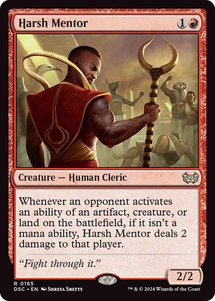 Harsh Mentor [Duskmourn: House of Horror Commander] 