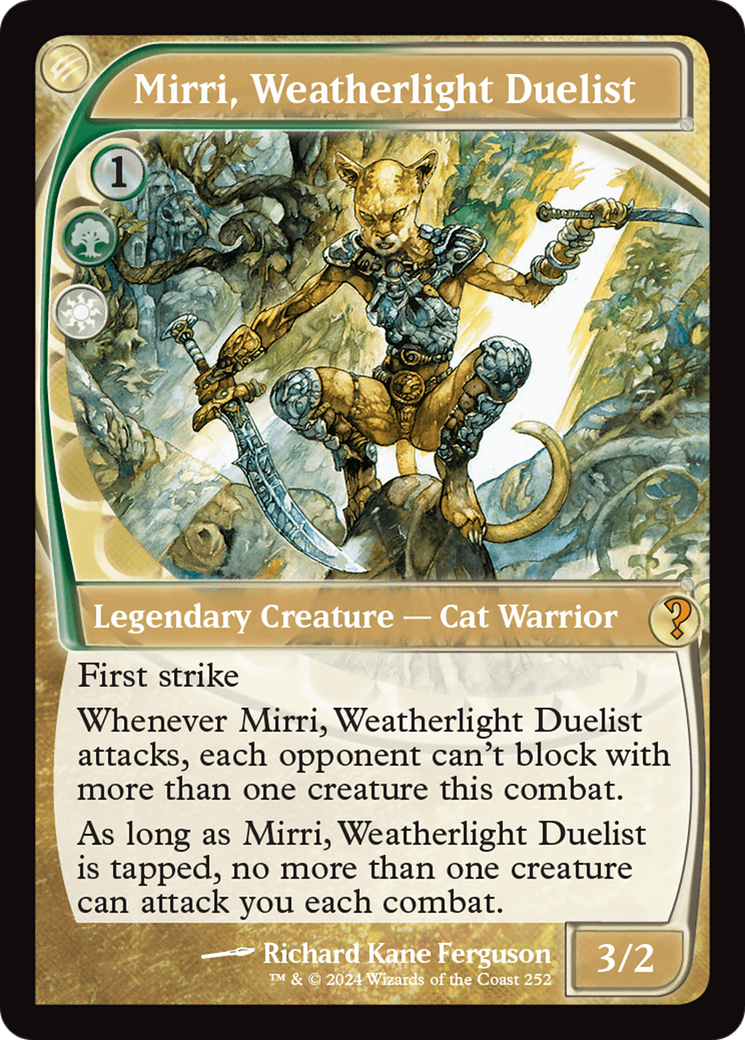 Mirri, Weatherlight Duelist (Future Sight) [Mystery Booster 2] 